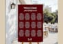 create a elegant wedding welcome signs and seating charts